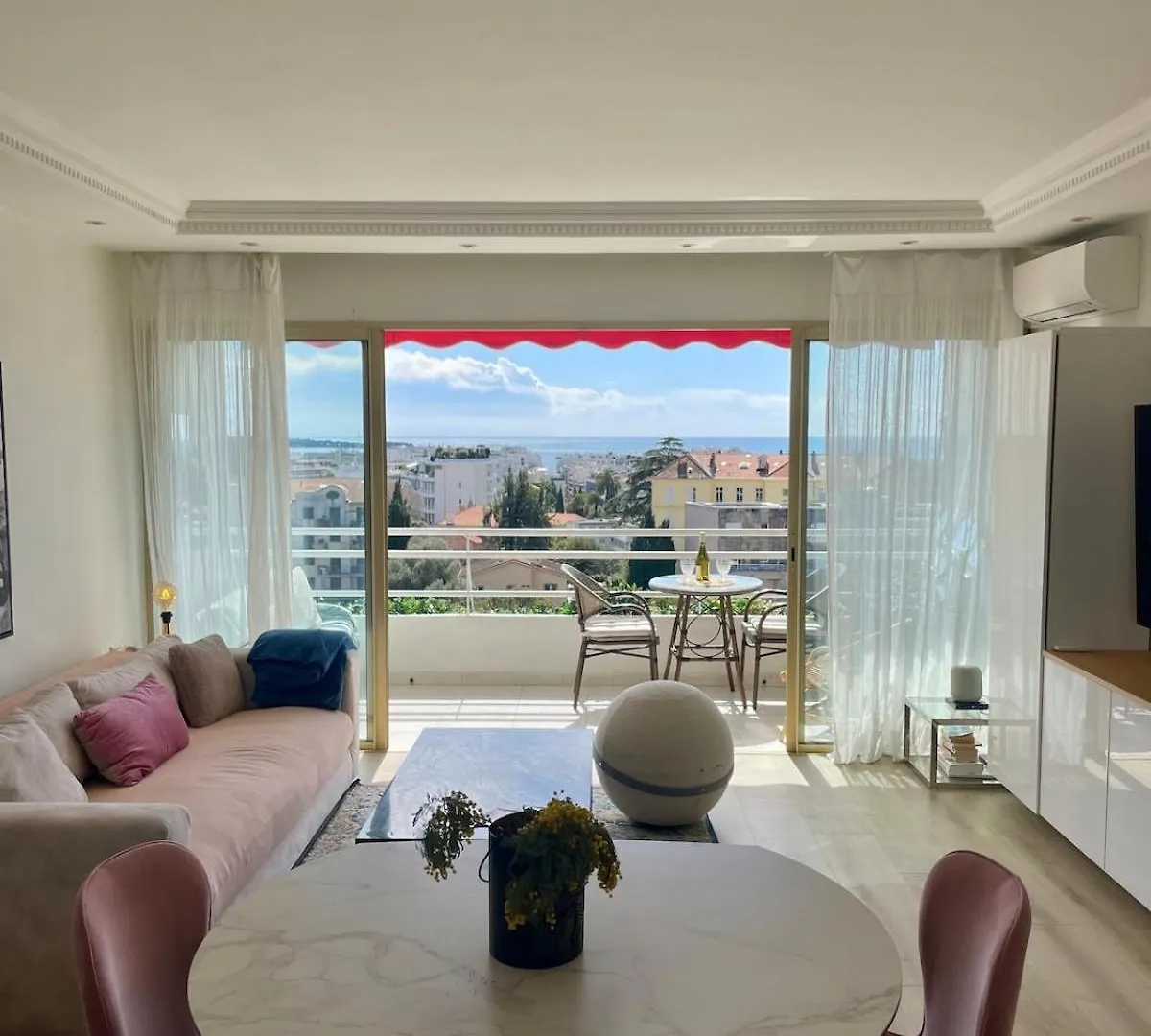 Luxueux 45M2 Vue Mer Panoramique Terrasse Sud Montfleury Proche Banane Cannes