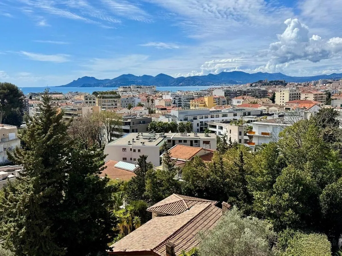 Luxueux 45M2 Vue Mer Panoramique Terrasse Sud Montfleury Proche Banane Cannes