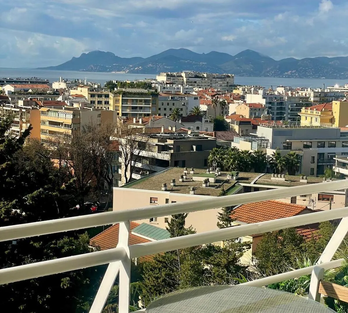 Luxueux 45M2 Vue Mer Panoramique Terrasse Sud Montfleury Proche Banane Cannes Apartment