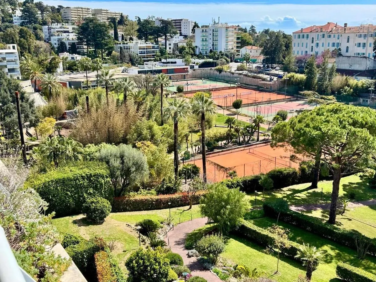 Apartment Luxueux 45M2 Vue Mer Panoramique Terrasse Sud Montfleury Proche Banane Cannes
